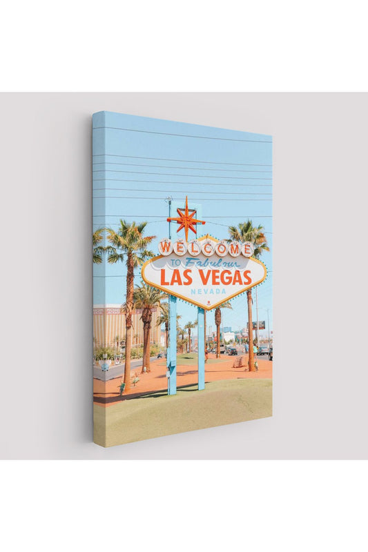 Las Vegas Nevada Ünlü Tabelası Duvar Tablosu-6294