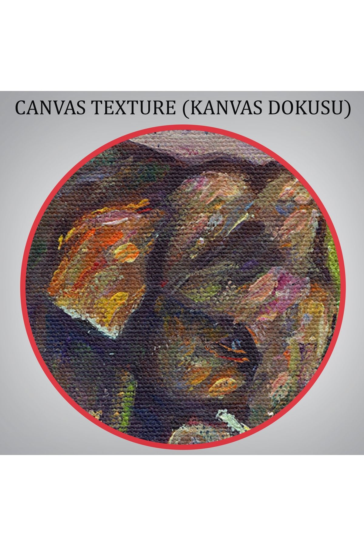 Ormandaki Yavru Fil ve Anne Fil Tablosu-1242