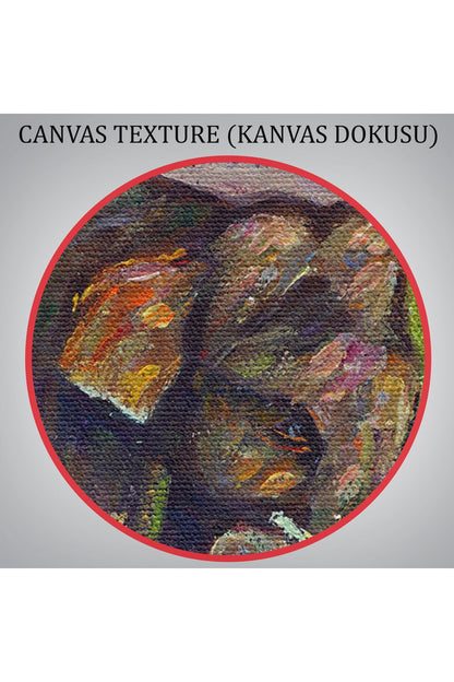 Ormandaki Yavru Fil ve Anne Fil Tablosu-1242