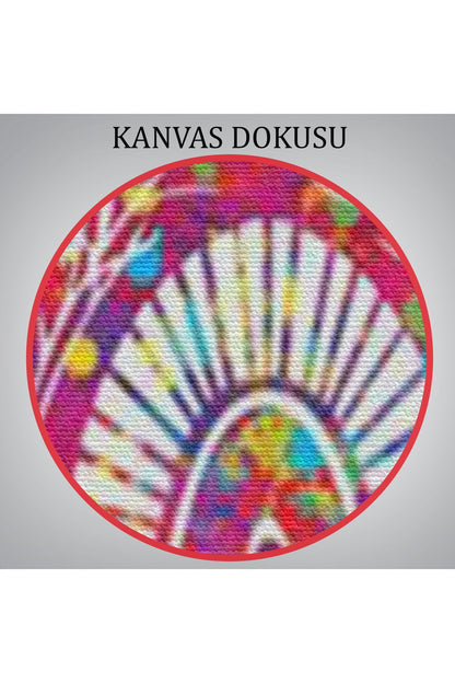 Renkli Diş, Diş Hekimi Duvar Tablosu-6300