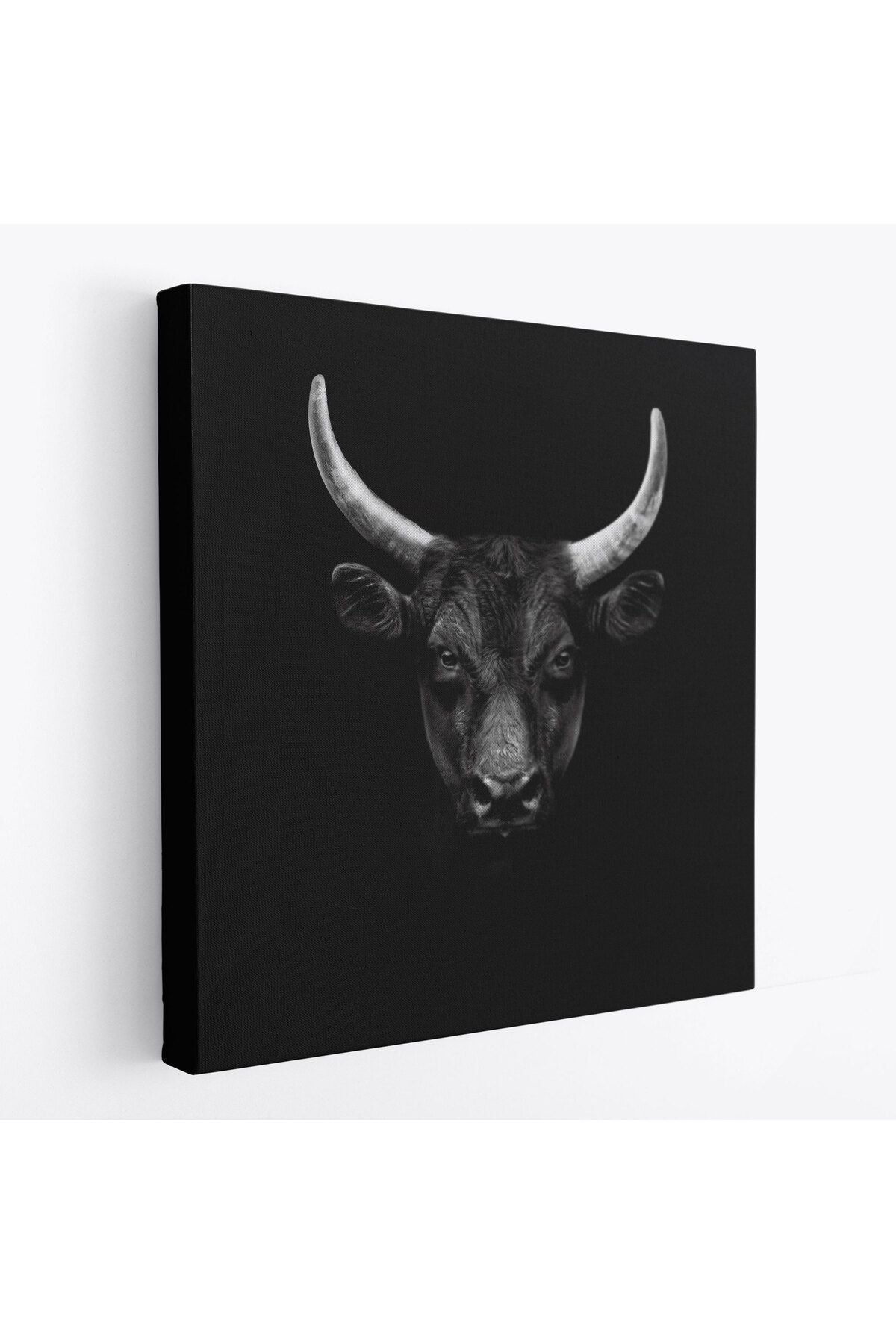 Boğa Dekoratif Kanvas Tablo-5809