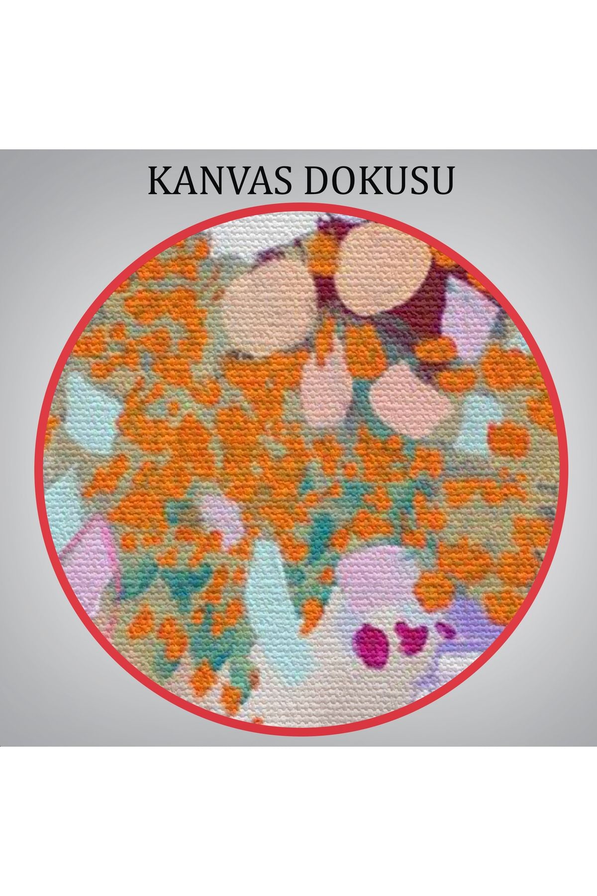 Çiçek Saçlı Kadın Yağlıboya Görünüm Dekoratif Kanvas Duvar Tablosu -6413