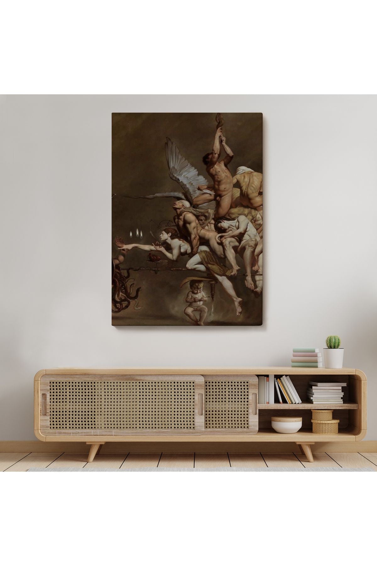 Roberto Ferri'in Kırık Zevkler I?simli Eseri Duvar Tablosu-6182