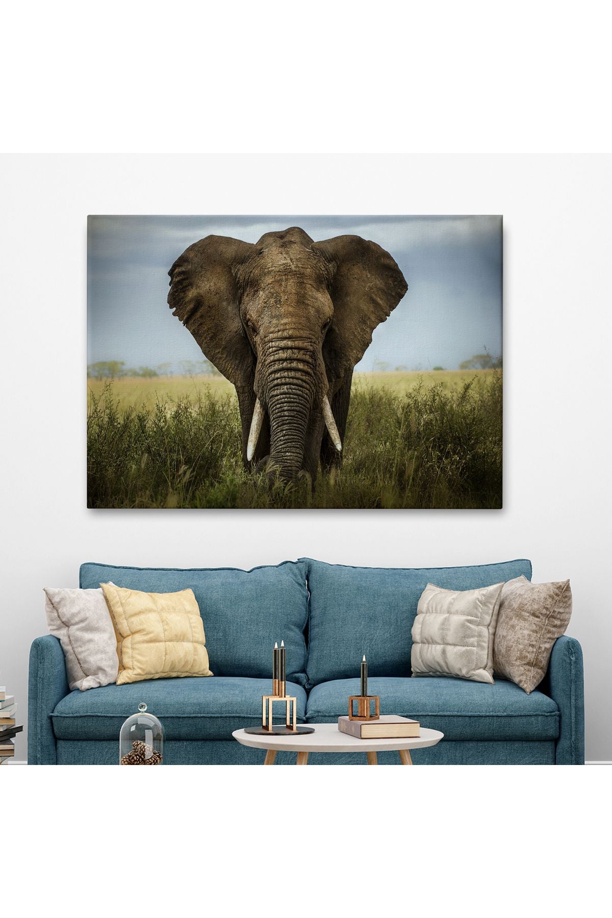 Fil Dekoratif Kanvas Tablo 1121