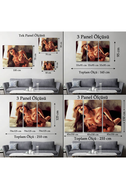 Aşk Çifti Dekoratif Duvar Tablosu-6585