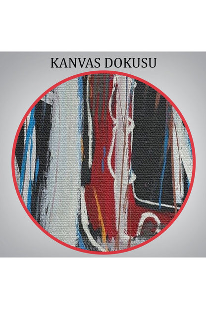 Jean Michel Basquiat, Boom Patmala Eseri Kanvas Tablo-5032