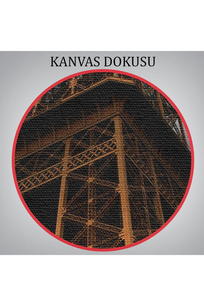 Fransa Paris Eyfel Kulesi Duvar Tablosu-6442