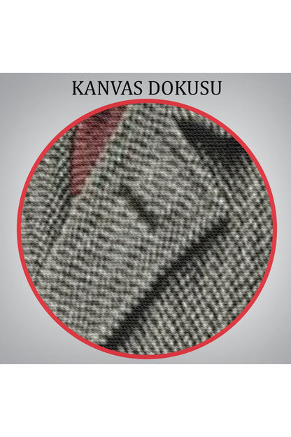 Mustafa Kemal Atatürk Paltolu Fotoğrafı Duvar Tablosu-6199