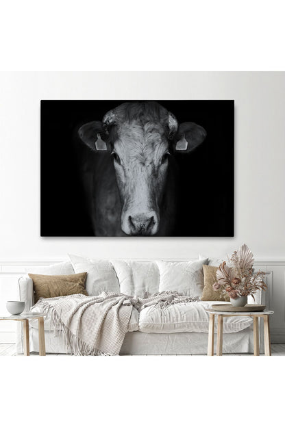 İnek Dekoratif Kanvas Tablo 1137