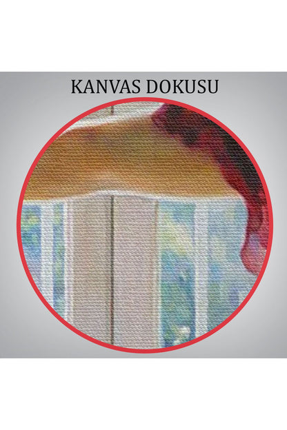 Bale Yapan Dansçı Kadın Duvar Tablosu-6428