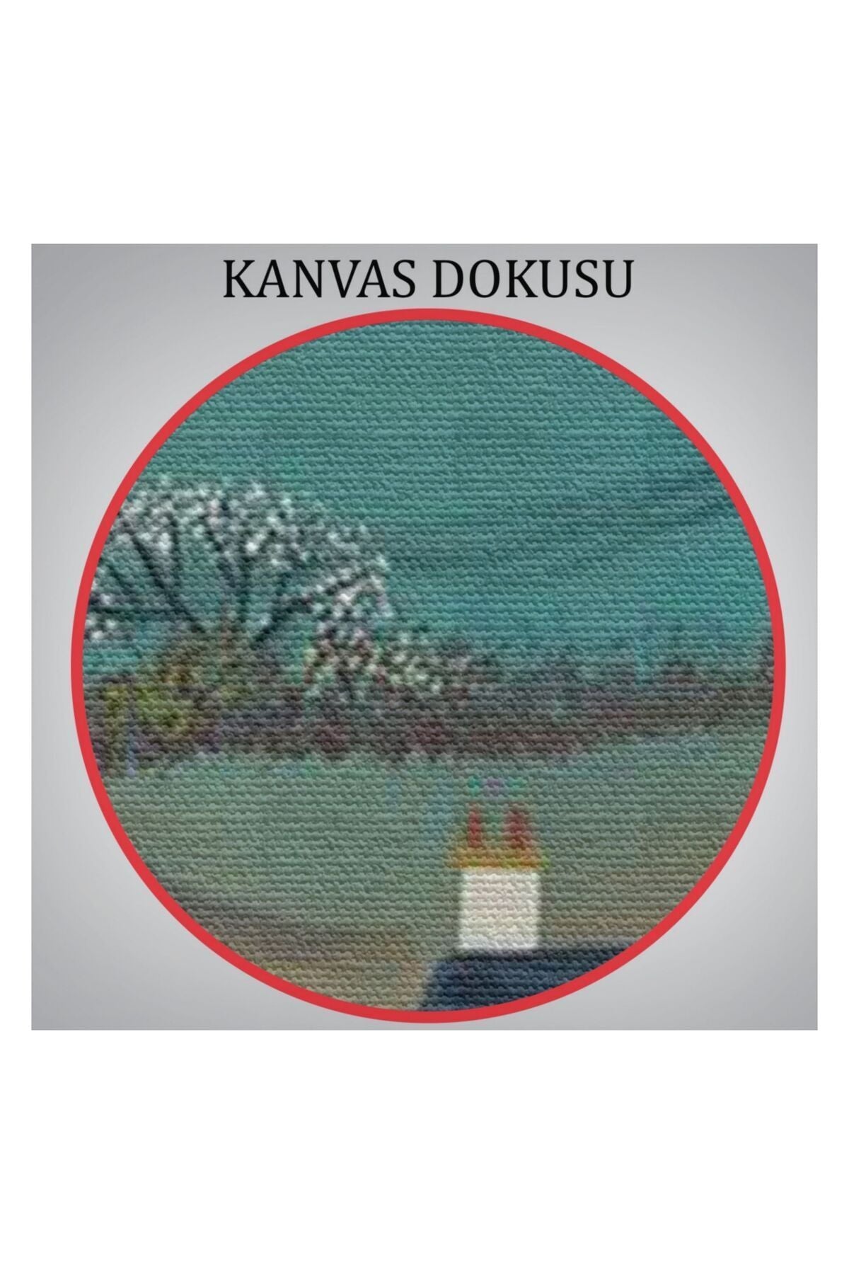 Kanvas Tablo, Duvar Dekoru, Köy Evi Manzarası İngiltere 6023 BUNGKNV