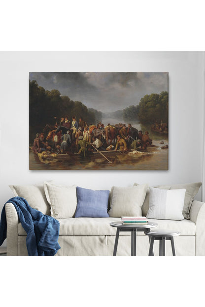 Dekoratif Duvar Tablosu-Marion Peedee'yi Geçiyor Eseri Tylee Ranney Kanvas Tablo 6544