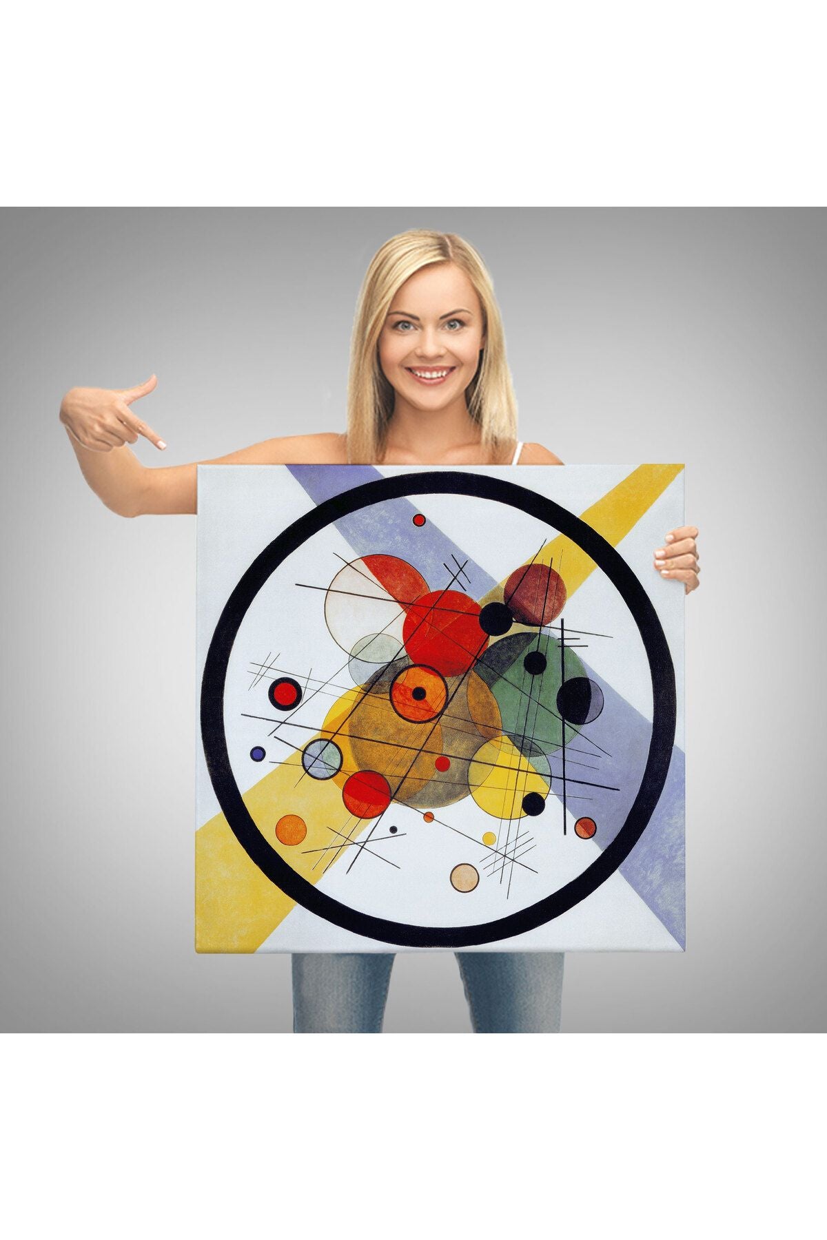 Soyut Temalı Kanvas Tablo-5882