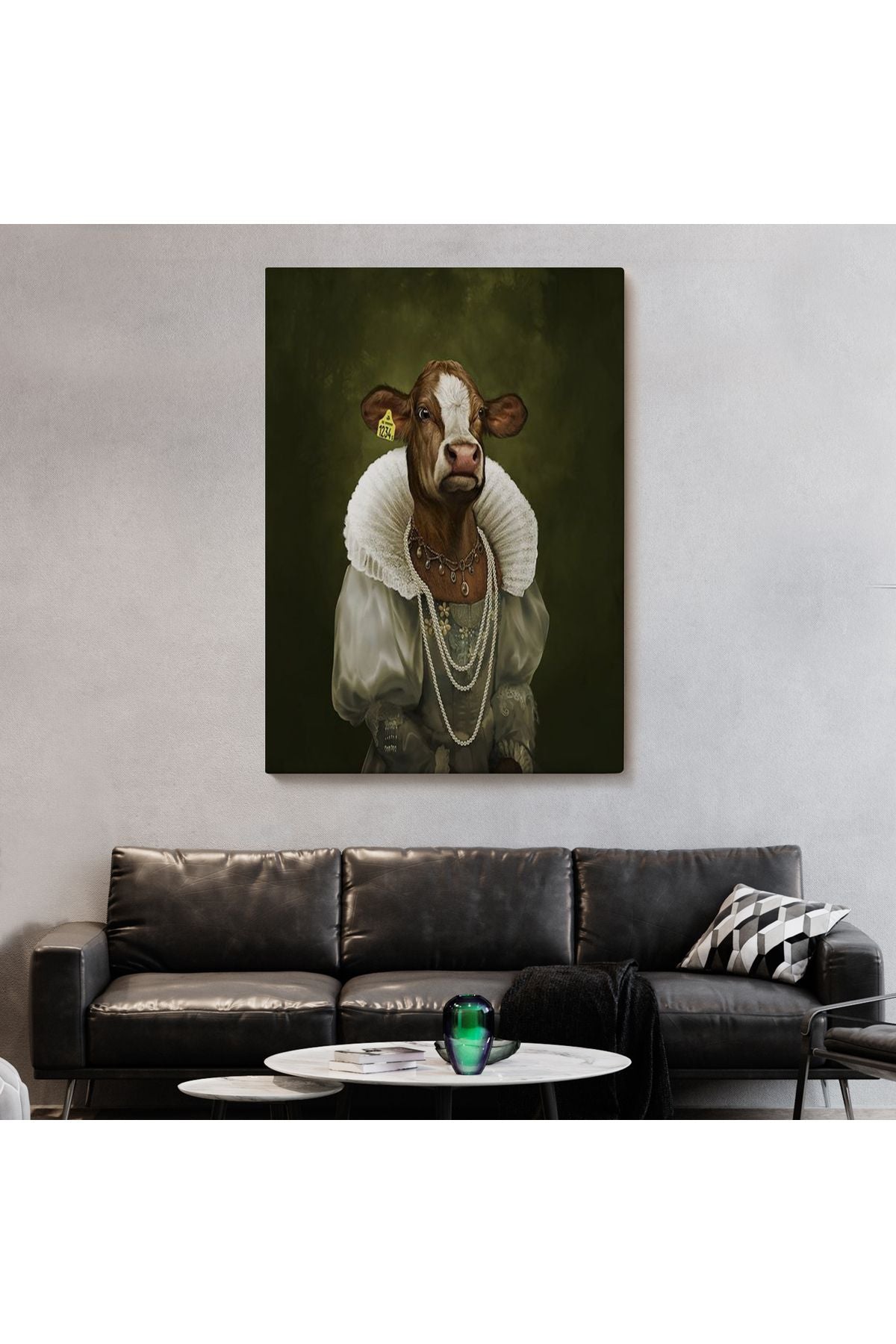 Ortaçağ Soylu Dana Duvar Tablosu-6045