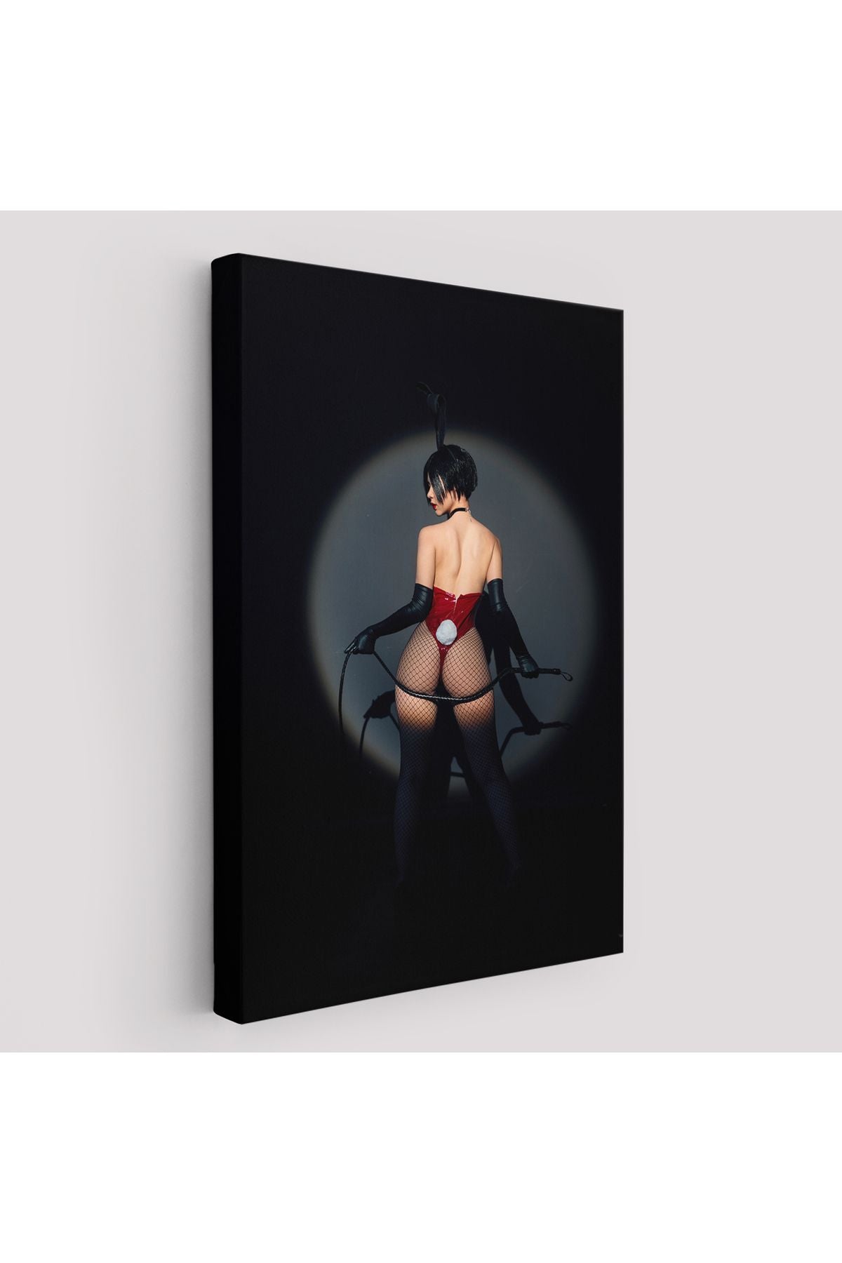 Dekoratif Kanvas Tablo, Duvar Tablosu-İç Çamaşırı ve Seksi Çıplak Kadın, Yatak Odası 5267