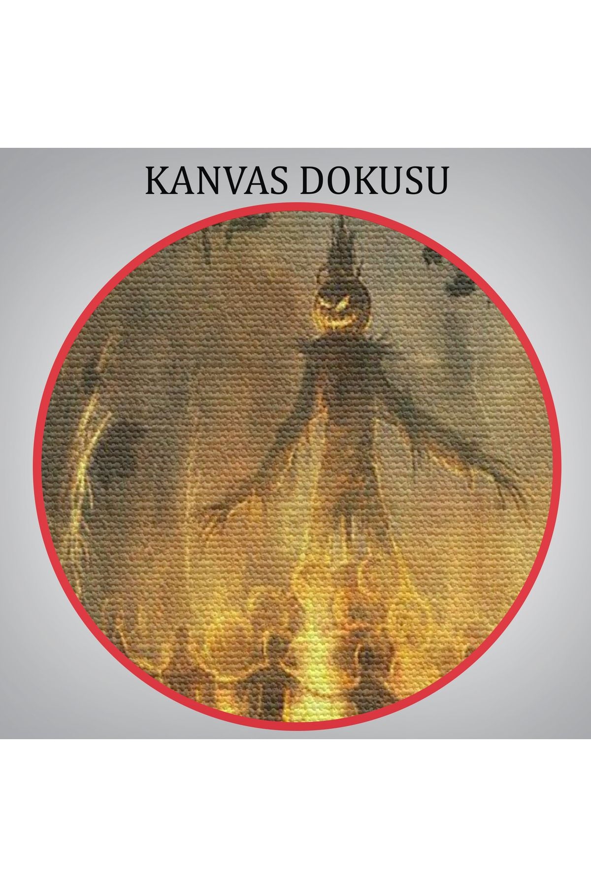 Cadılar Bayramı Partisi Korkunç Ürkütücü Duvar Dekoru Tablosu-5194