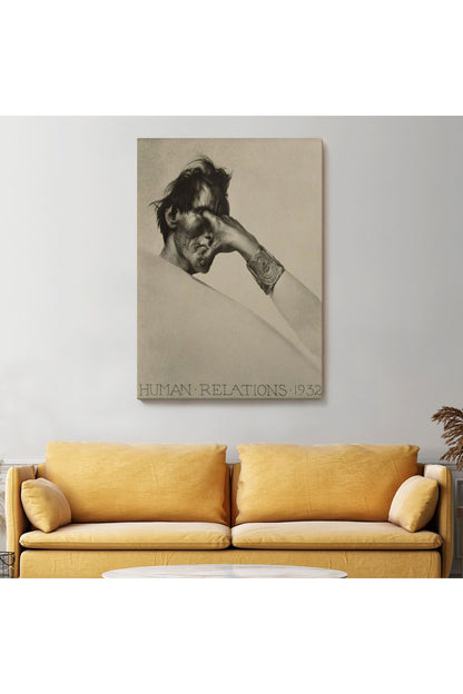 YB İnsan İlişkileri William Mortensen Kanvas Tablo-5297