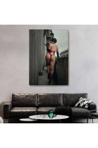 Kadın Duvar Sanatı Erotik Şehvetli Duvar Sanatı Kanvas Tablo-5268
