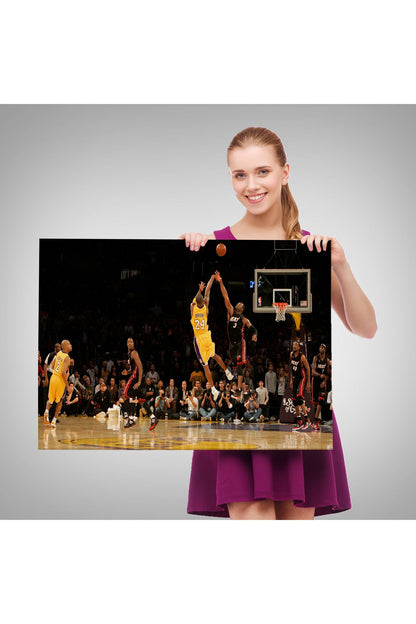 Kobe Bryant Los Angeles Lakers Kanvas Tablo / Black Mamba-5157