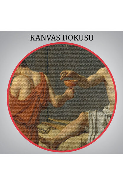 Son Akşam Yemeği Leonardo Da Vinci Kanvas Tablo-5057