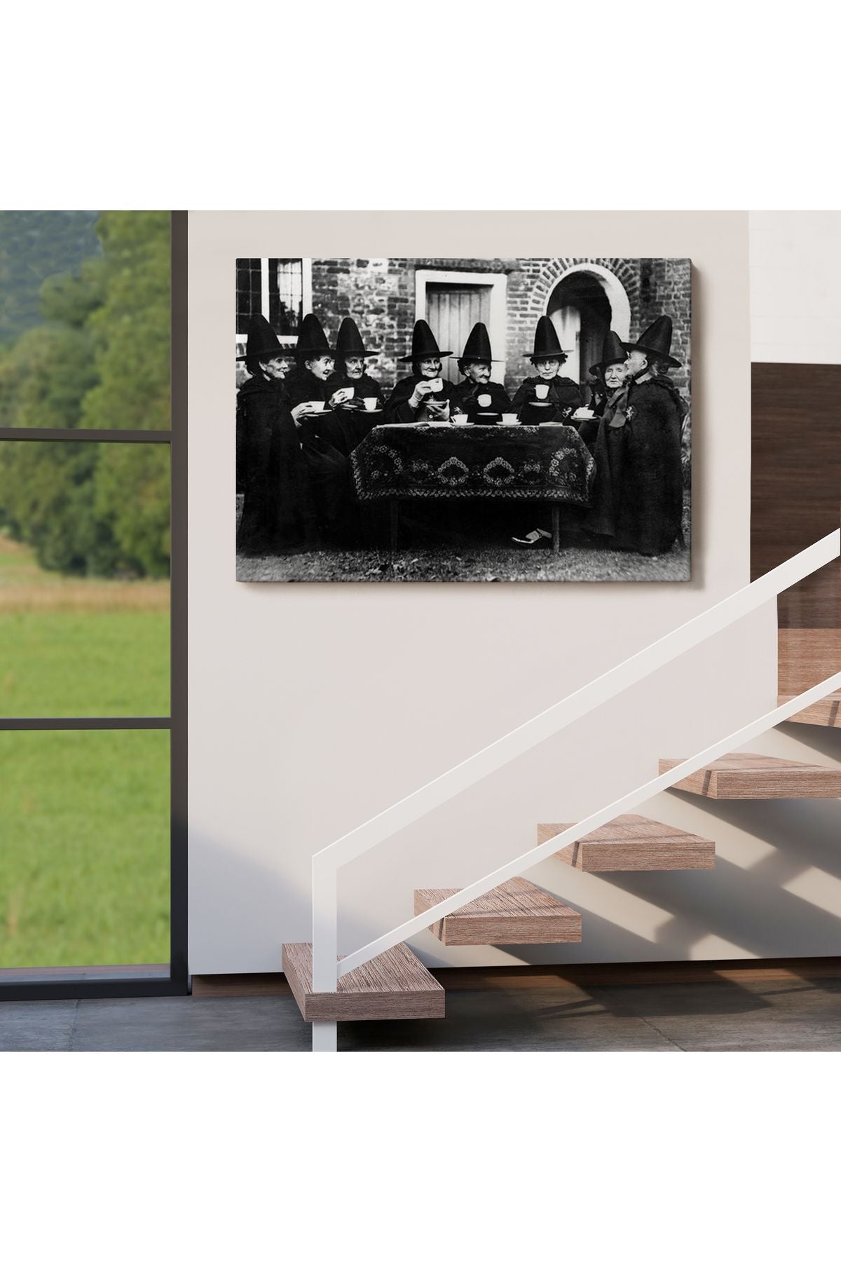 Yaşlı Cadıların Çay Partisi Tablosu -6577