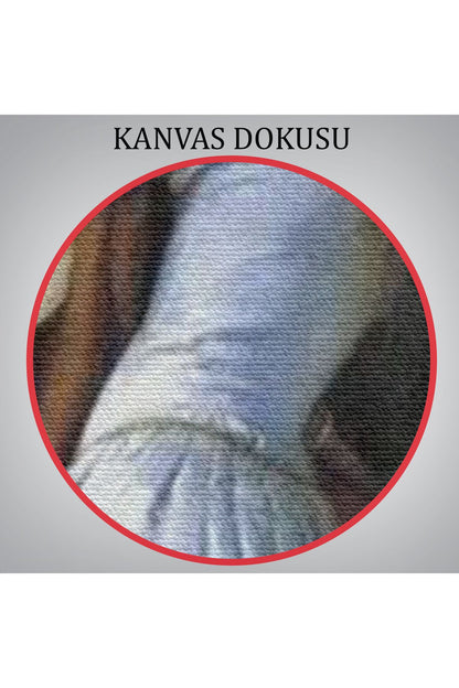 Dekoratif Duvar Tablosu-Öpücük Eseri Francesco Hayez Kanvas Tablo 6076