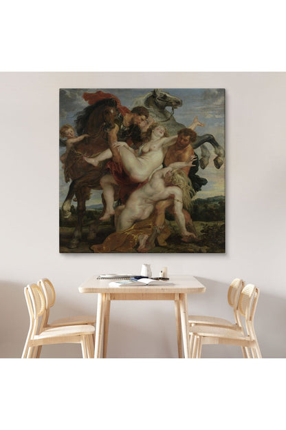 Peter Paul Rubens The Rape of Leucippus' Daughters Kanvas Tablo -5880