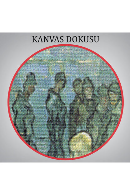 Vincent van Gogh Tutuklular Çemberi Tablosu -6445