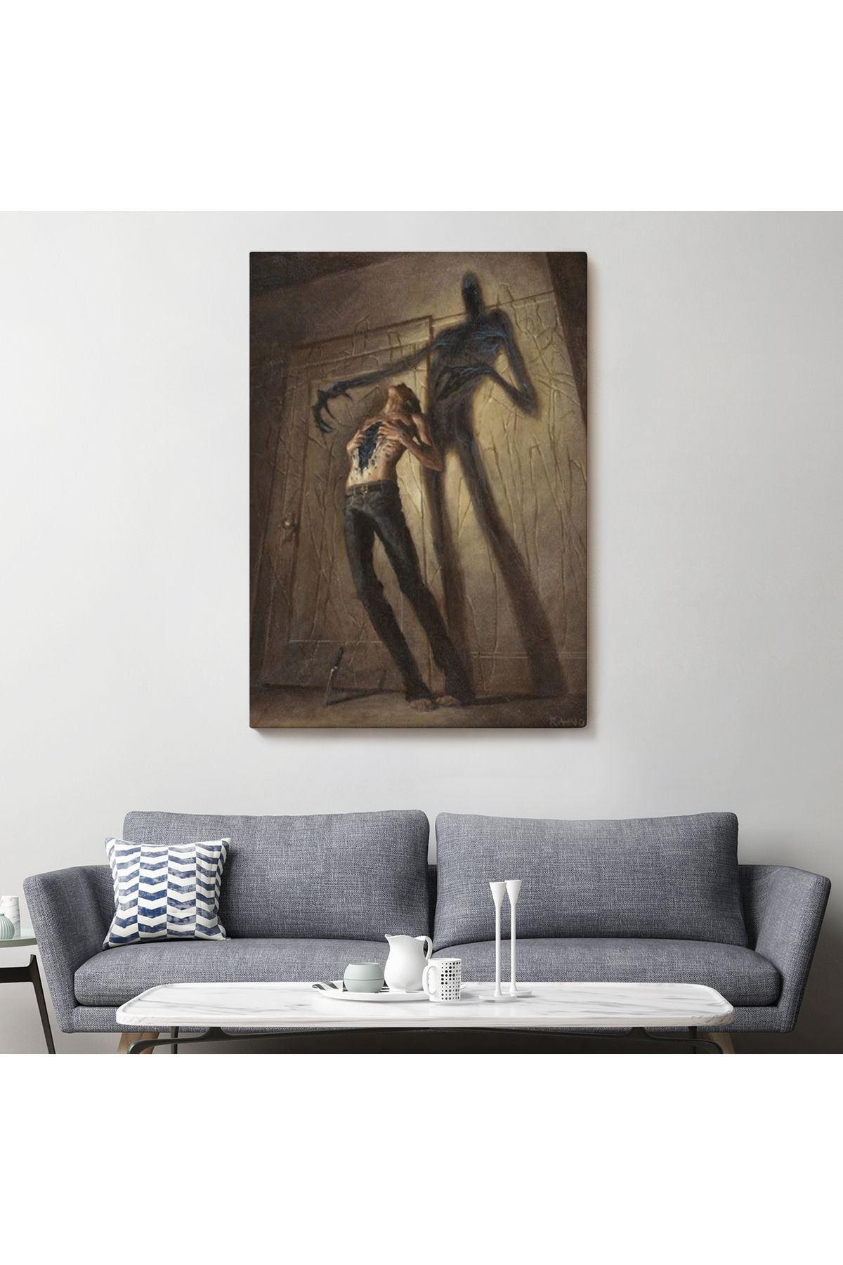 Sürreal Depresyon Duvar Tablosu-6111