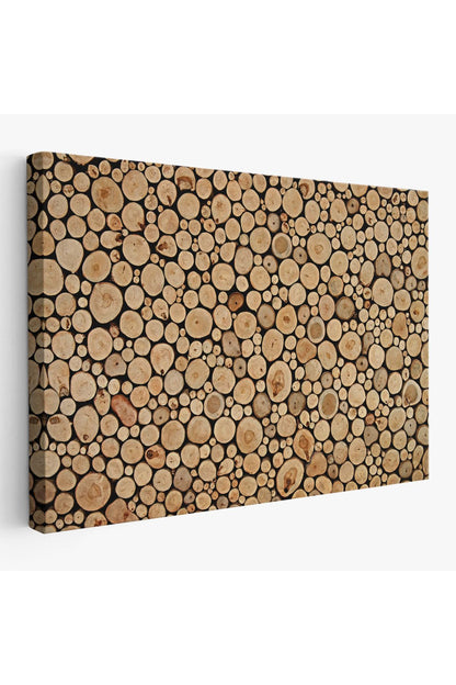 Odun Kütükler Kanvas Tablo-5077