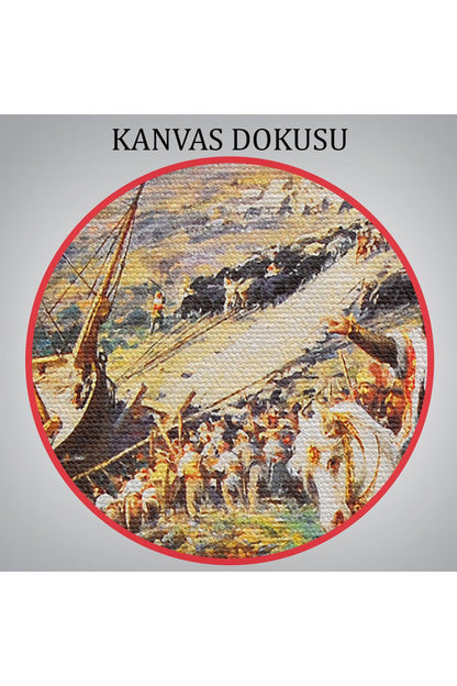 Fatih Sultan Mehmet'in İstanbul Kuşatması, Gemileri Karadan Yürütme Tablosu-6616