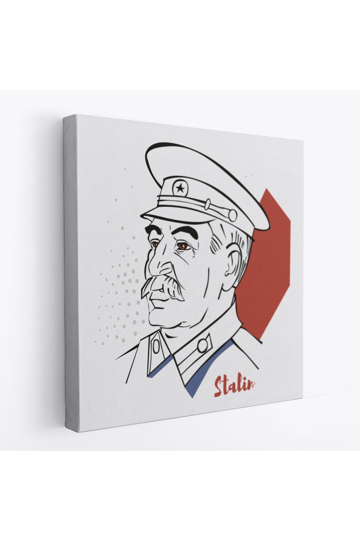 Stalin Dekoratif Kanvas Duvar Tablosu-5822