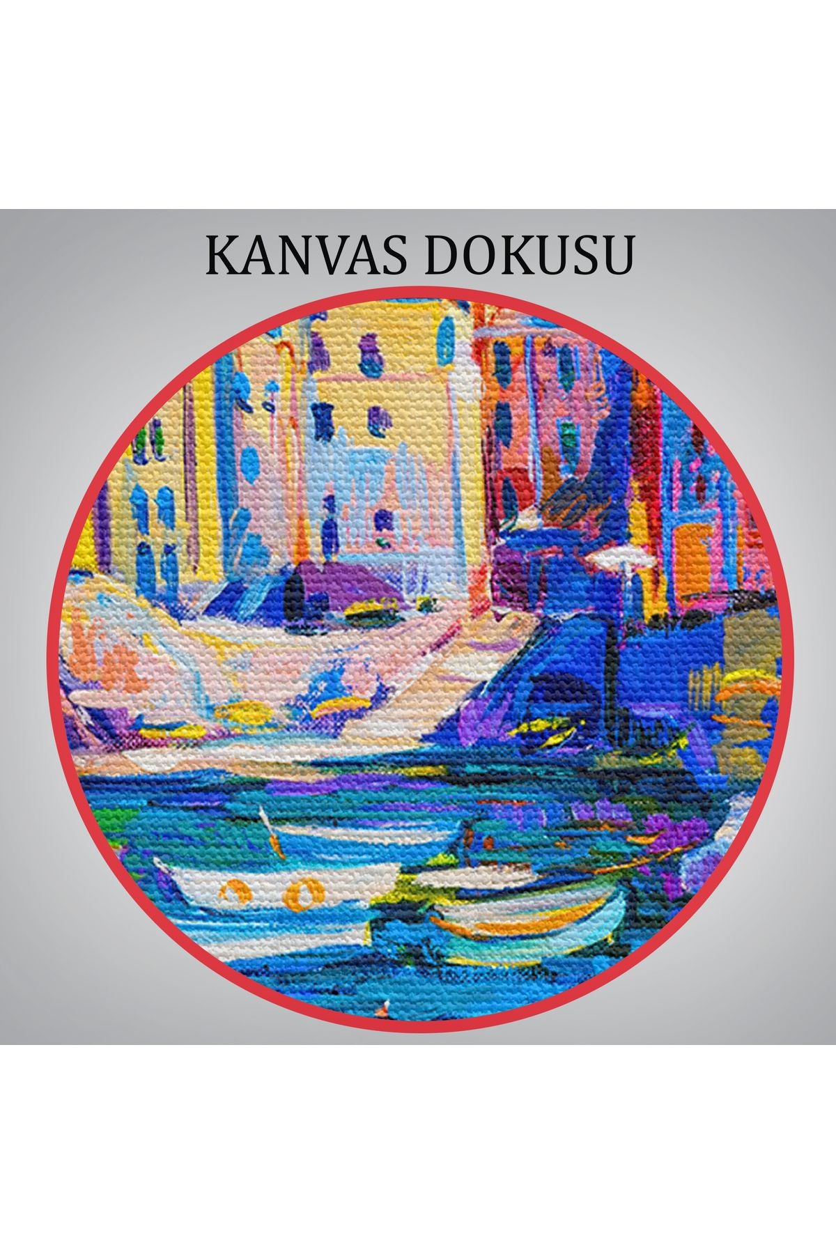 Sahilde TeknelerYağlıboya Görünüm Dekoratif Kanvas Duvar Tablosu-3462