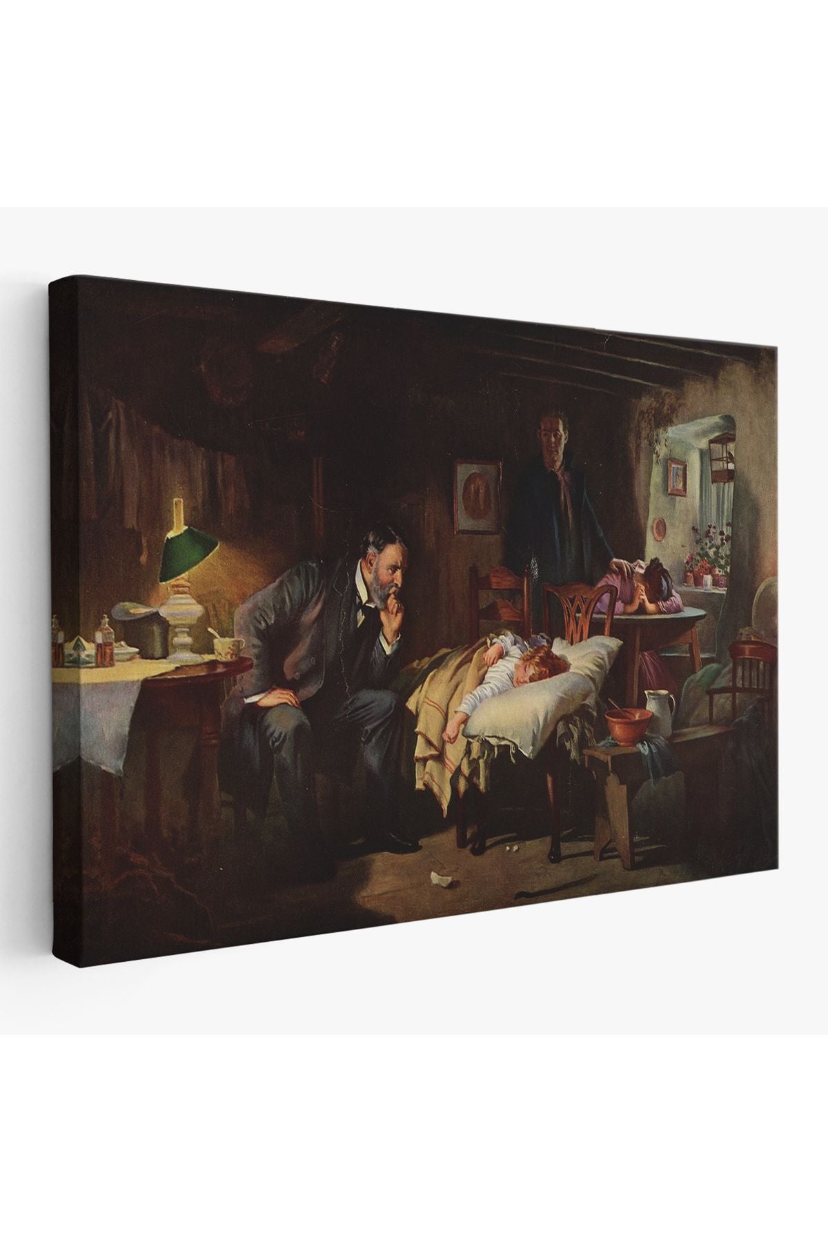 The Doctor Tablosu - Joseph Tomanek, Luke Fildes-6639