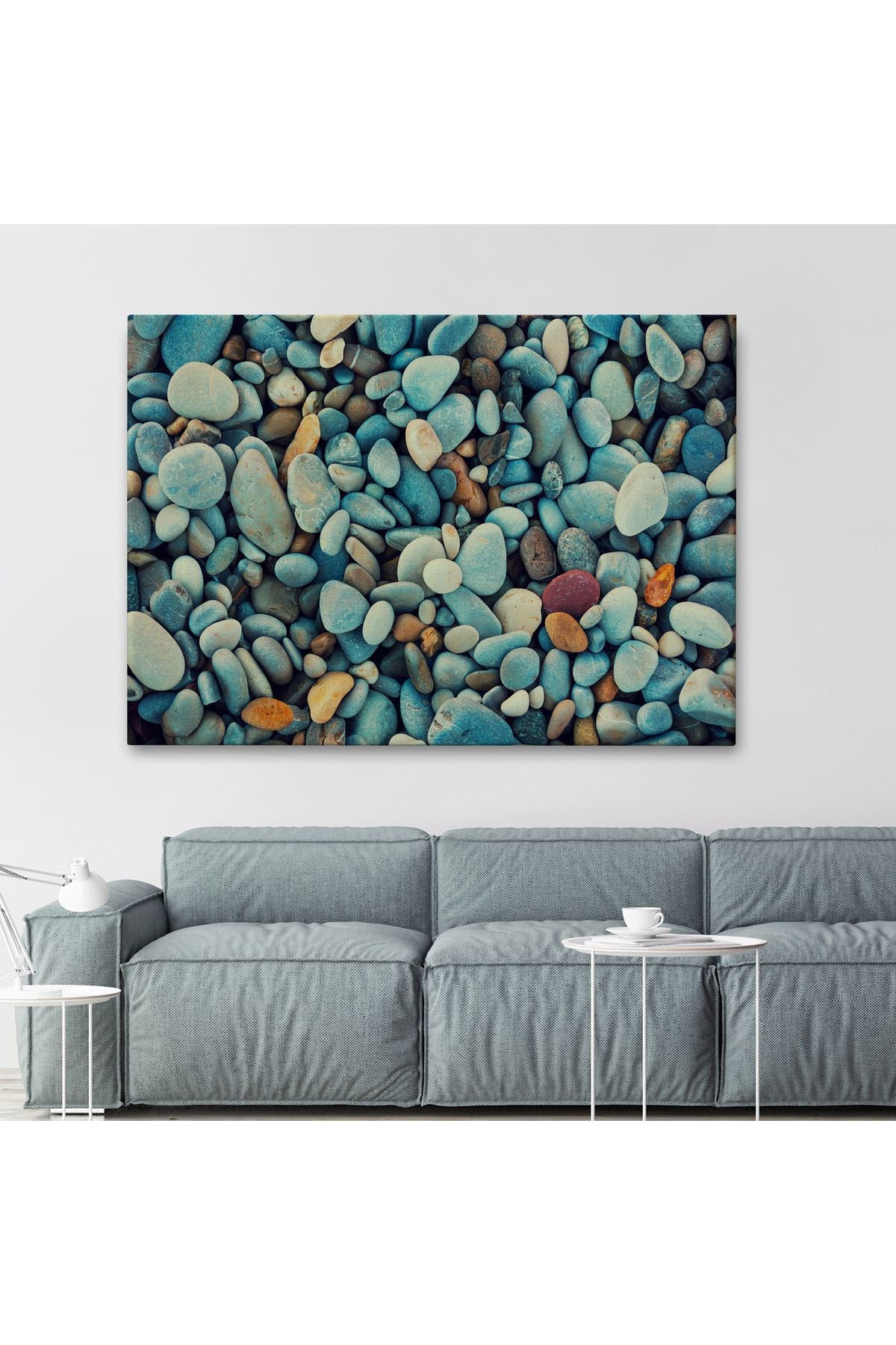 Deniz Taşı Dekoratif Kanvas Duvar Tablosu-3495