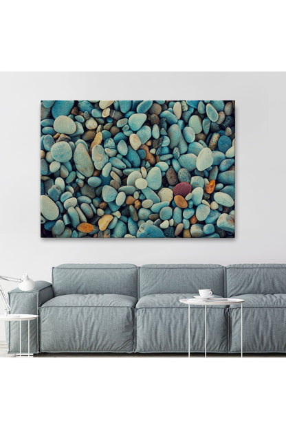 Deniz Taşı Dekoratif Kanvas Duvar Tablosu-3495