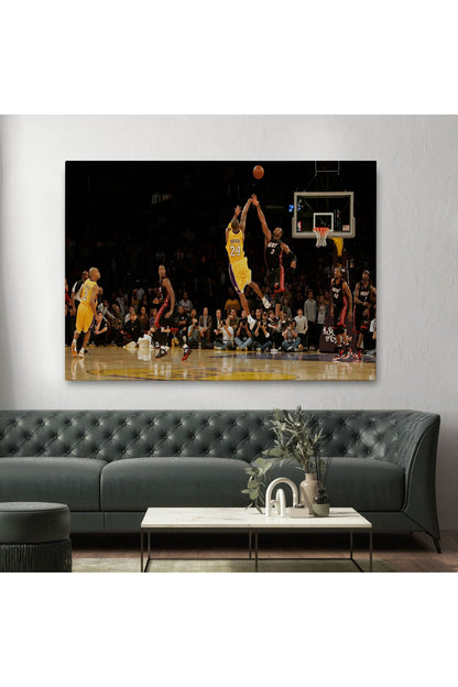 Kobe Bryant Los Angeles Lakers Kanvas Tablo / Black Mamba-5157