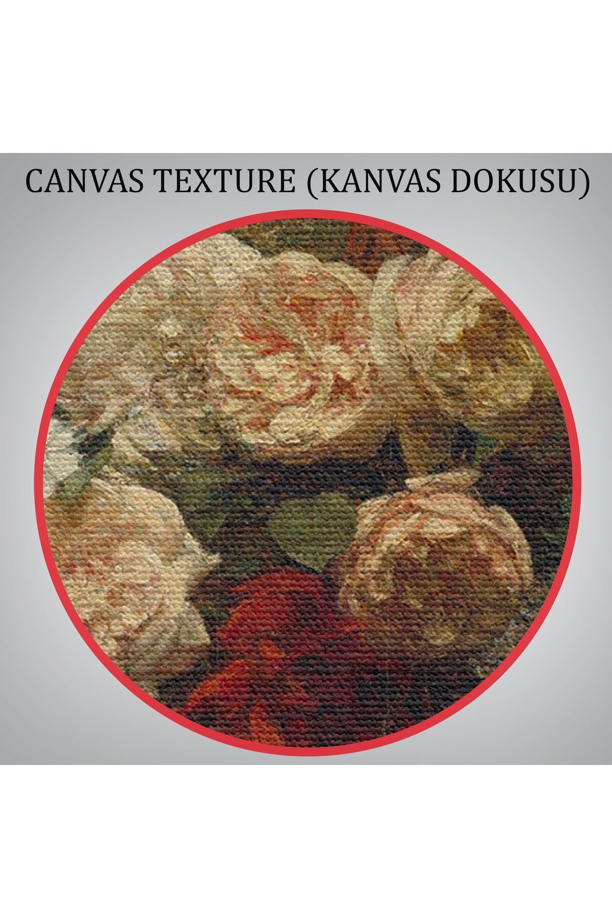 YB HG Vazodaki Renkli Çiçekler Duvar Tablosu-3493