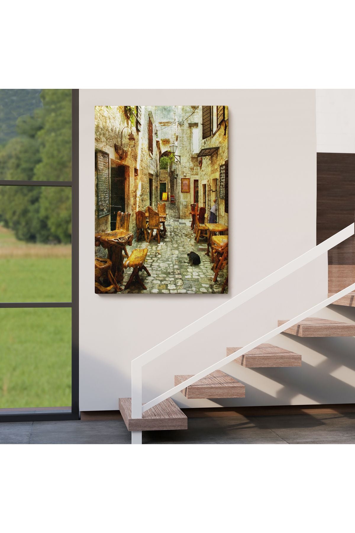 Güzel Sokak Tablosu - Beautiful Street-6406