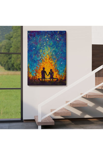 Nevruz Ateşini İzleyen Aşıklar Tablosu-5995