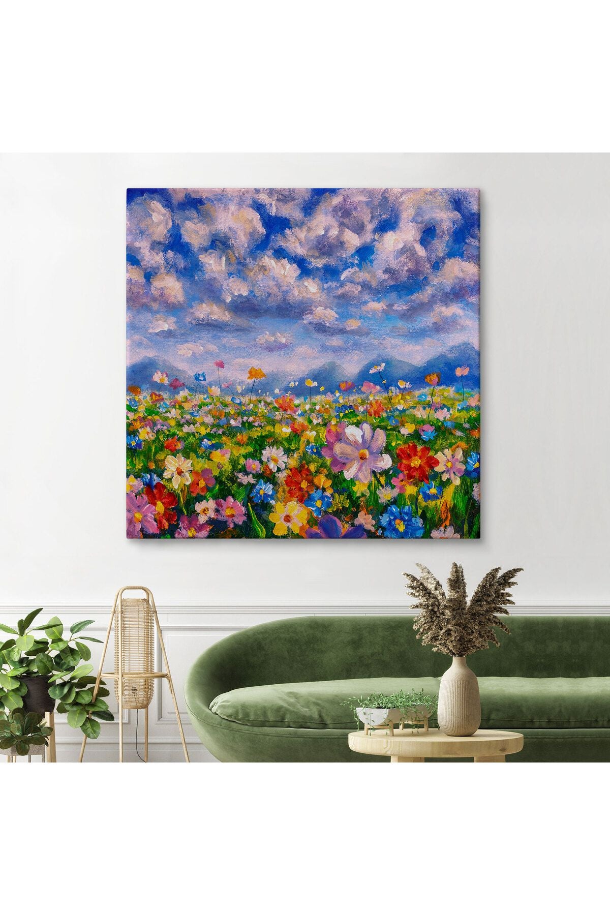 Kır Çiçekleri Kanvas Tablo-5908