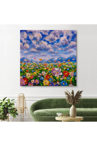 Kır Çiçekleri Kanvas Tablo-5908