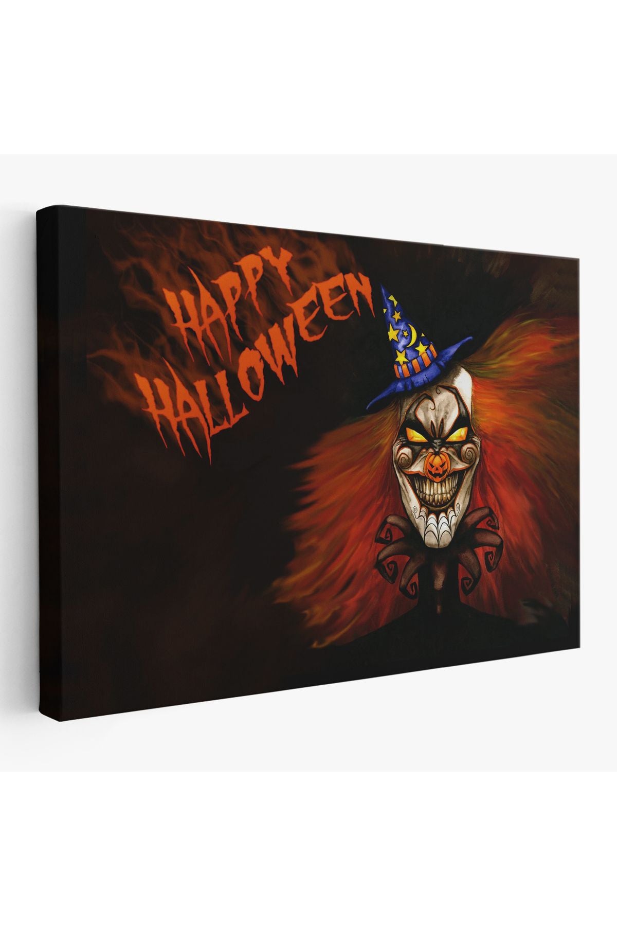 Cadılar Bayramı Duvar Dekoru, Korkunç Kabaklar Cadılar Bayramı Duvar Tablosu-5193