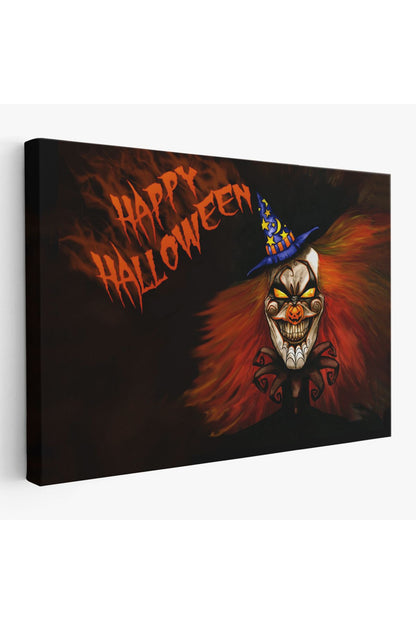 Cadılar Bayramı Duvar Dekoru, Korkunç Kabaklar Cadılar Bayramı Duvar Tablosu-5193