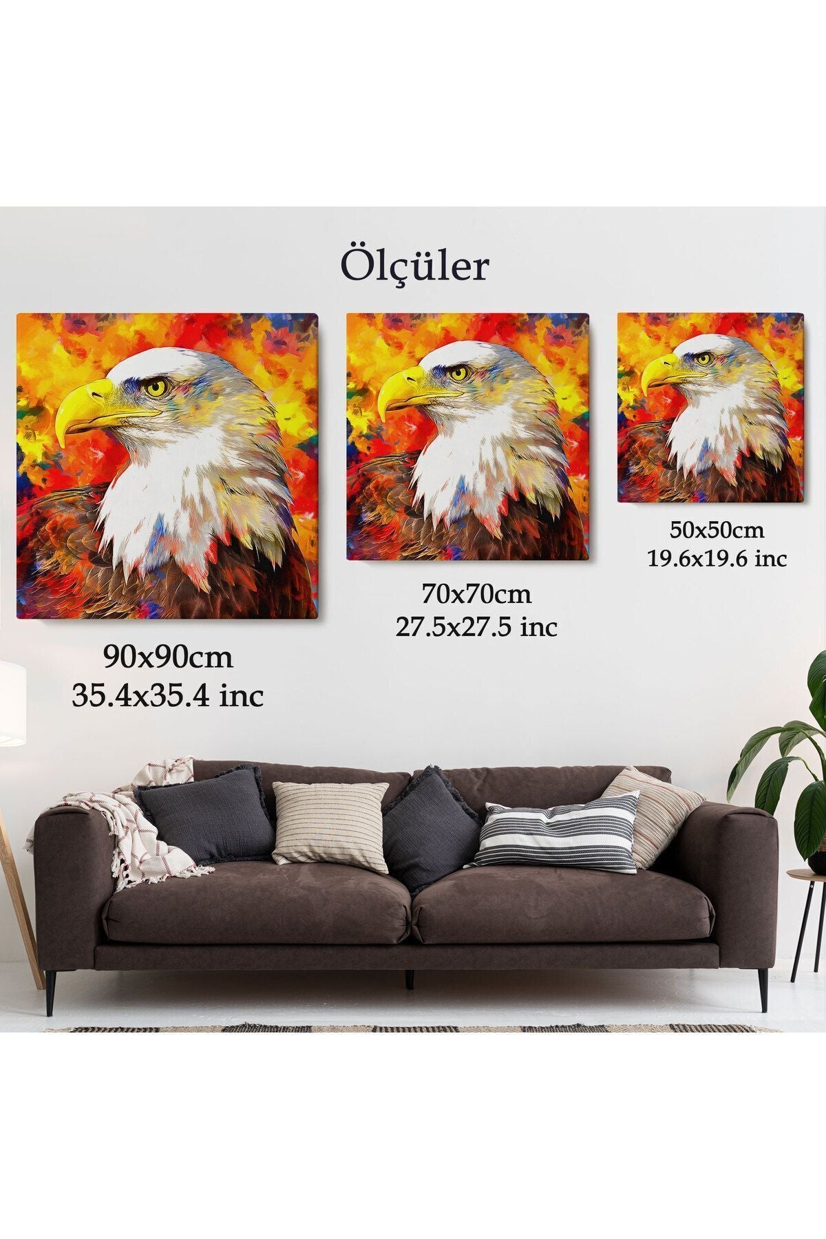 Yağlı Boya Kartal Kanvas Tablo-5909