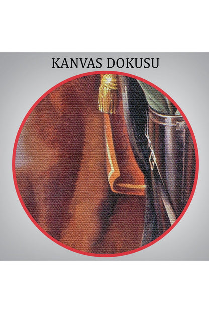 At Üstündeki Mustafa Kemal Atatürk Duvar Tablosu-6462