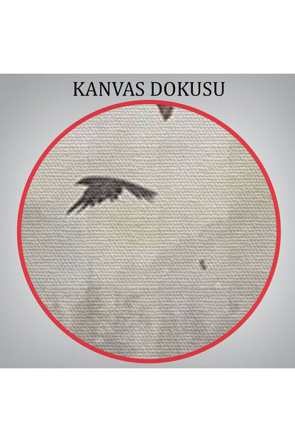 Süpürge ile Uçan Cadı, Cadılar Bayramı Helloven Duvar Tablosu -6159