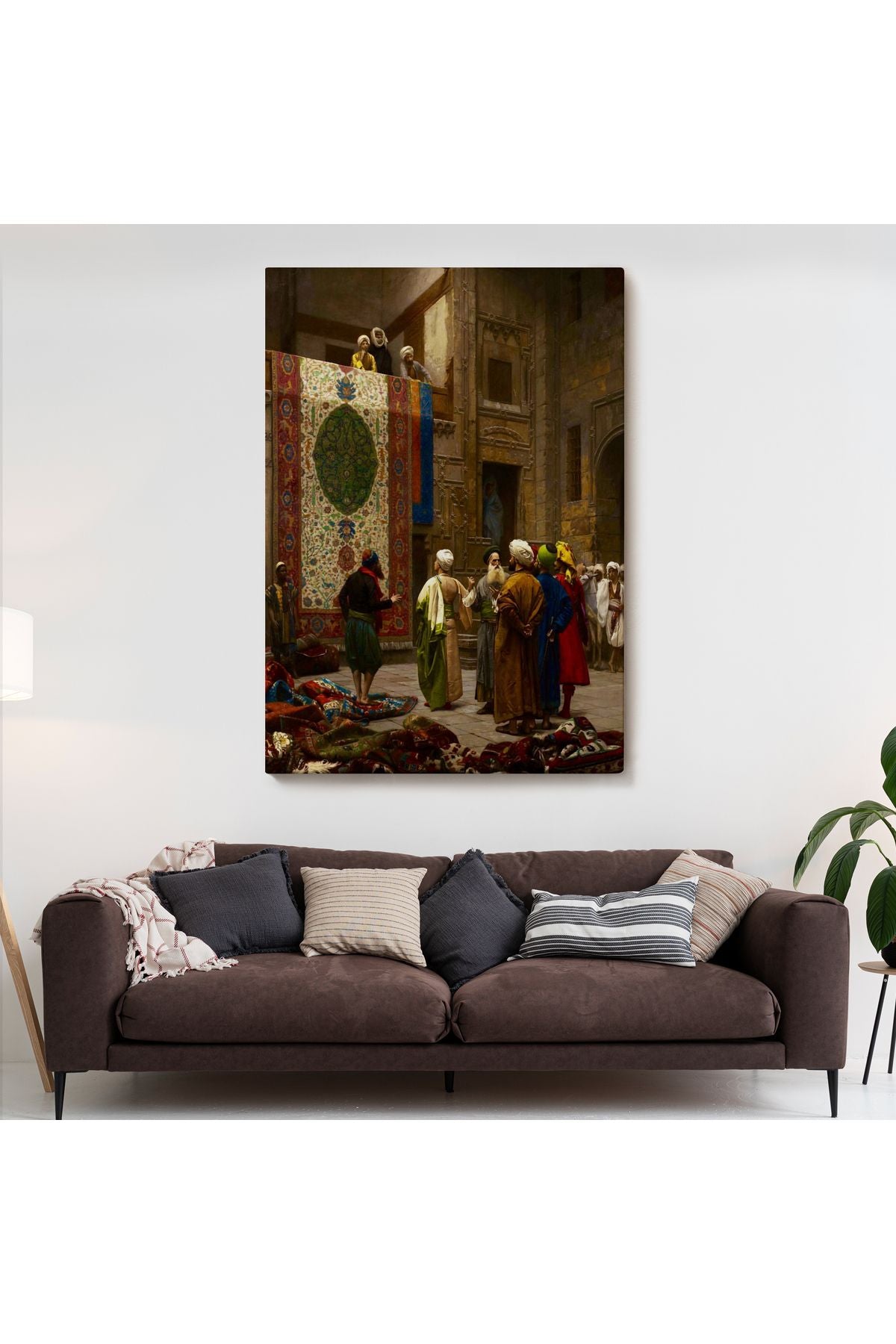 Osman Hamdi Bey'in Halı Tüccarı İsimli Eseri Kanvas Tablo-5123