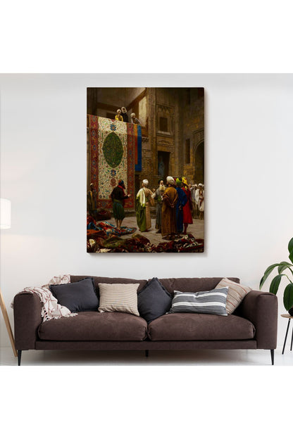 Osman Hamdi Bey'in Halı Tüccarı İsimli Eseri Kanvas Tablo-5123