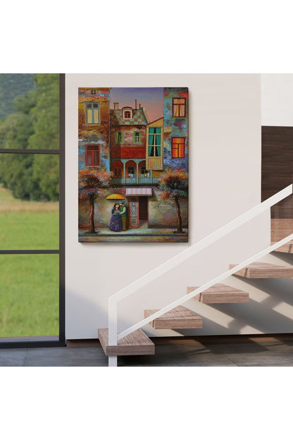 Aşık Çift Kanvas Duvar Tablosu-6179